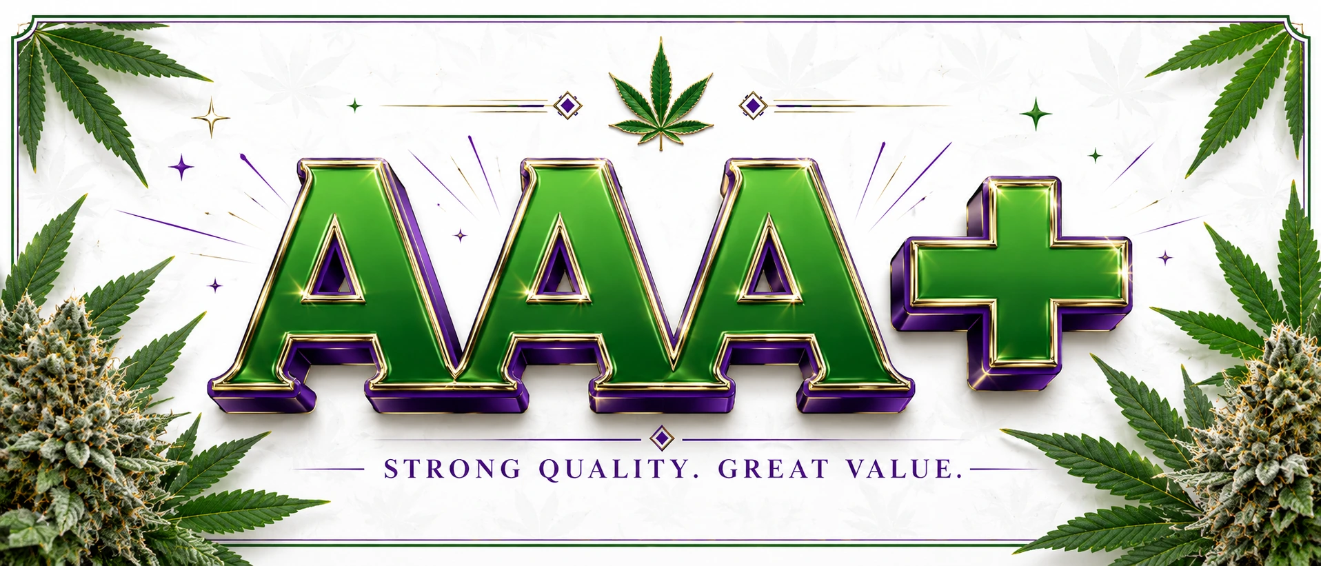 AAA+ Cannabis Flower — Explore the current AAA+ flower menu